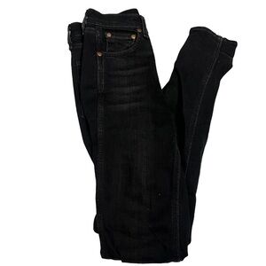 Rag & Bone Black Skinny Jeans Size 23 Stretchy Denim